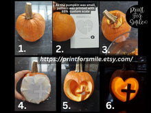 Christian Pumpkin Carving Stencil, Jesus Template, Faith Pattern Halloween PRINTABLE