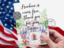 PRINTABLE Veterans Day Card Military Thank You