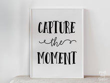 PRINTABLE Capture The Moment Sign Graduation Sign, Grad Party Decor