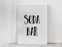 PRINTABLE Soda Bar Sign, Graduation Sign, Party Decorations, Table Sign, Grad Party Decor