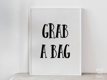 PRINTABLE Grab A Bag Sign Chips Bar Sign, Graduation Sign, Graduation Decorations, Table Sign, Grad Party Decor
