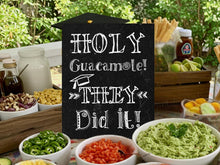 Holy Guacamole They Did It Sign Printable Graduation Party Decorations Fiesta