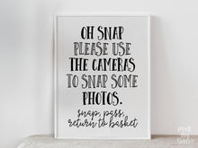 PRINTABLE Oh Snap Graduation Photo Sign, Graduation Decor, Grad Party Decorations, Graduation Sign