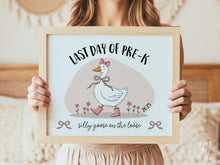 Last Day Of Pre-K Sign Funny PRINTABLE, Silly Goose, End Of School Sign, Photo Prop 2025