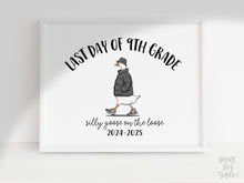 Last Day Of Ninth Grade Sign Funny PRINTABLE, 9th Grade Sign, Silly Goose, End Of School Sign, Photo Prop 2025