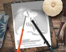 Golden Retriever Pumpkin Carving Stencil Set, Dog Stencil, Printable Halloween Pattern, Template, Jack O' Lantern, Instant Download