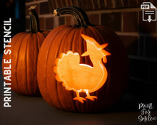 Turkey Pumpkin Carving Stencil Thanksgiving Template Halloween PRINTABLE