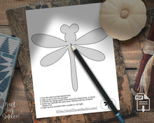 Insect Pumpkin Carving Stencil Set - Butterfly, Grasshopper, Bee, Moth, Beetle, Ant Ladybug Dragonfly PRINTABLE Templates - Instant Download