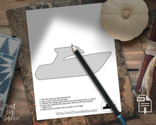 Vehicle Pumpkin Carving Stencil Set - Car, Truck, Bicycle, Helicopter, Bus, Boat, Airplane Van Sailboat PRINTABLE Templates Instant Download