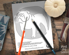 Bulldog Pumpkin Carving Stencil, Dog Stencil, Printable Halloween Pattern, Template, Jack O' Lantern, Instant Download