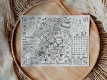 Wedding Placemat For Kids Coloring Page PRINTABLE