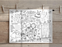 Wedding Placemat For Kids Coloring Page PRINTABLE