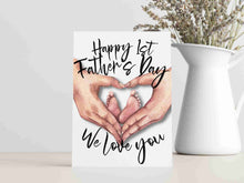 1st Fathers Day Card From Wife First Fathers Day Card PRINTABLE