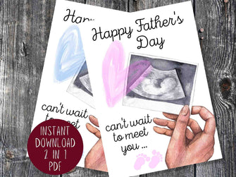 Fathers Day Card From The Bump Printable