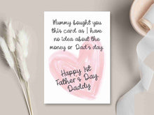 Fathers Day Card From Baby 1st Fathers Day First Fathers Day PRINTABLE