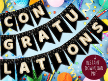 Congratulations Banner Printable Graduation