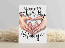 1st Fathers Day Card From Wife First Fathers Day Card PRINTABLE