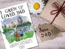 Printable Fathers Day Card Son Daughter