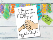 Printable Fathers Day Card From Son