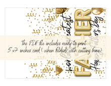 Printable Fathers Day Card For Father