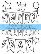 sample Fathers day coloring pages printable