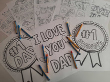 Fathers day coloring pages printable - all