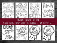 Fathers day coloring pages printable