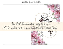 Thank You Card Floral PRINTABLE