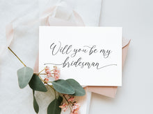 Will You Be My Bridesman Card PRINTABLE A6