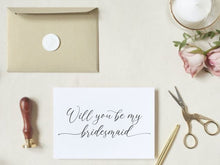 Will You Be My Bridesmaid Card PRINTABLE A6