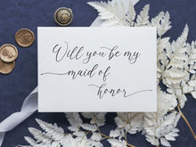 Will You Be My Maid Of Honor Card PRINTABLE + Honour Card A6