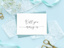 Will You Marry Us Card PRINTABLE A6