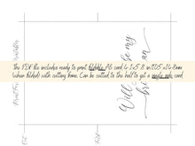 Will You Be My Bridesman Card PRINTABLE A6