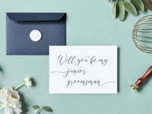 Will You Be My Junior Groomsman Card PRINTABLE A6