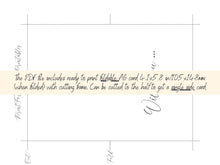 Will You Card Will You Be My Card PRINTABLE Wedding Cards PDF A6