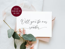 Will You Be Our Reader Card PRINTABLE A6