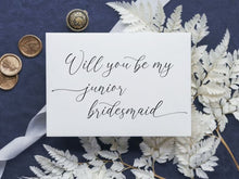 Will You Be My Junior Bridesmaid Card PRINTABLE A6