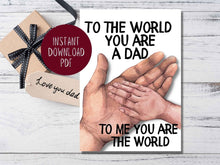 printable fathers day card