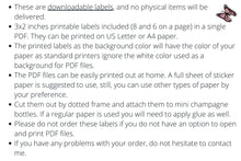 Bridesmaid Champagne Label PRINTABLE Matron Of Honor Maid Of Honor Personal Attendant