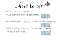 USA Banner Patriotic Banner Printable