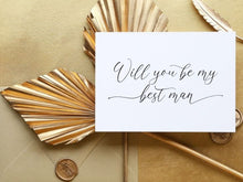 Will You Be My Best Man Card PRINTABLE A6