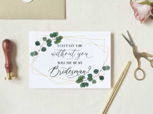 Will You Be My Bridesman Card PRINTABLE, Bridesman Proposal Card, I Can't Say I Do Without You