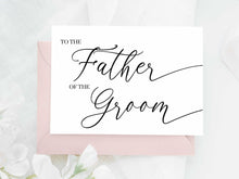 To The Father Of The Groom Card PRINTABLE