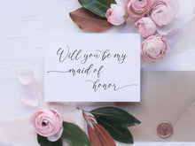 Will You Be My Maid Of Honor Card PRINTABLE + Honour Card A6