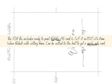 Will You Marry Us Card PRINTABLE A6