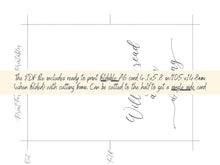 Will You Read At Our Wedding Card PRINTABLE A6