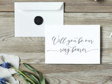 Will You Be Our Ring Bearer Card PRINTABLE A6