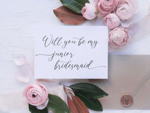 Will You Be My Junior Bridesmaid Card PRINTABLE A6