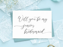 Will You Be My Junior Bridesmaid Card PRINTABLE A6