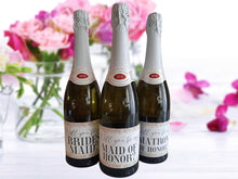 Bridesmaid Proposal Champagne Labels PRINTABLE For Standard Bottles Matron Of Honor Maid Of Honor Personal Attendant